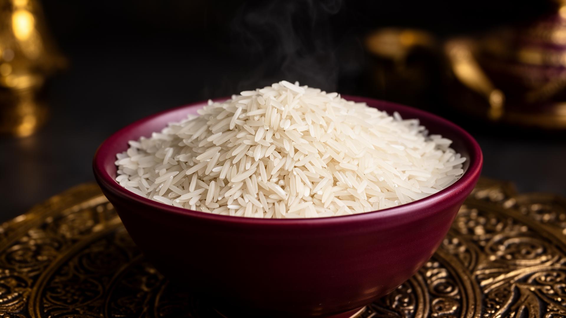 A plate of Khidmat basmati